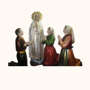 Virgen de Fatima #1.40 CMS con pastores 80 CMS